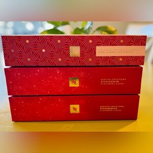 Nespresso Vertuo x 2 Gingerbread & 1 Sweet Almond and Hibiscus